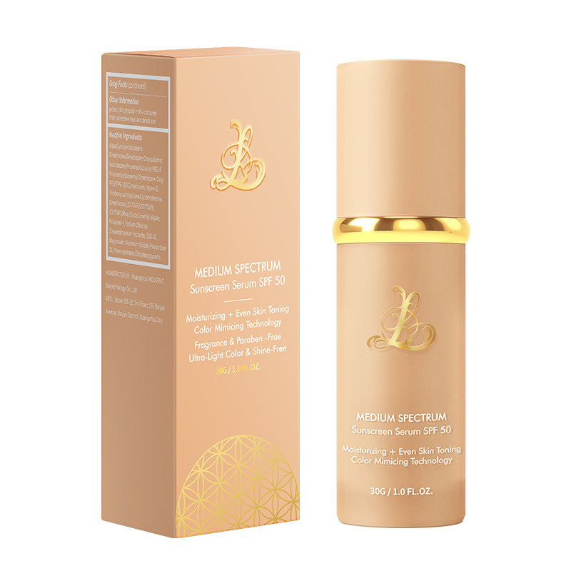 Color-changing foundation