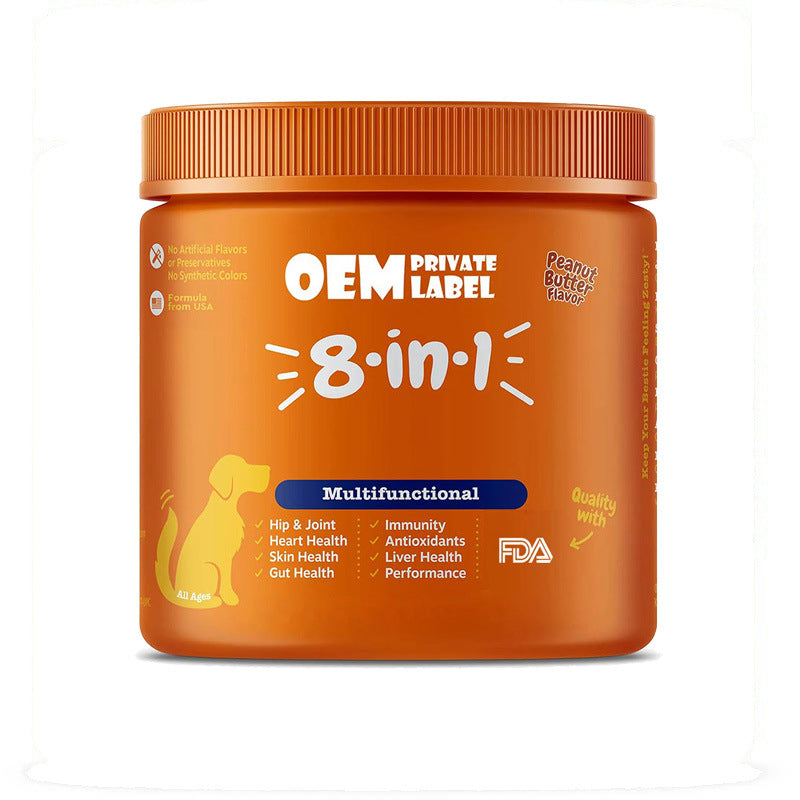 Custom Pet Health Supplements Soft Chewable Granules