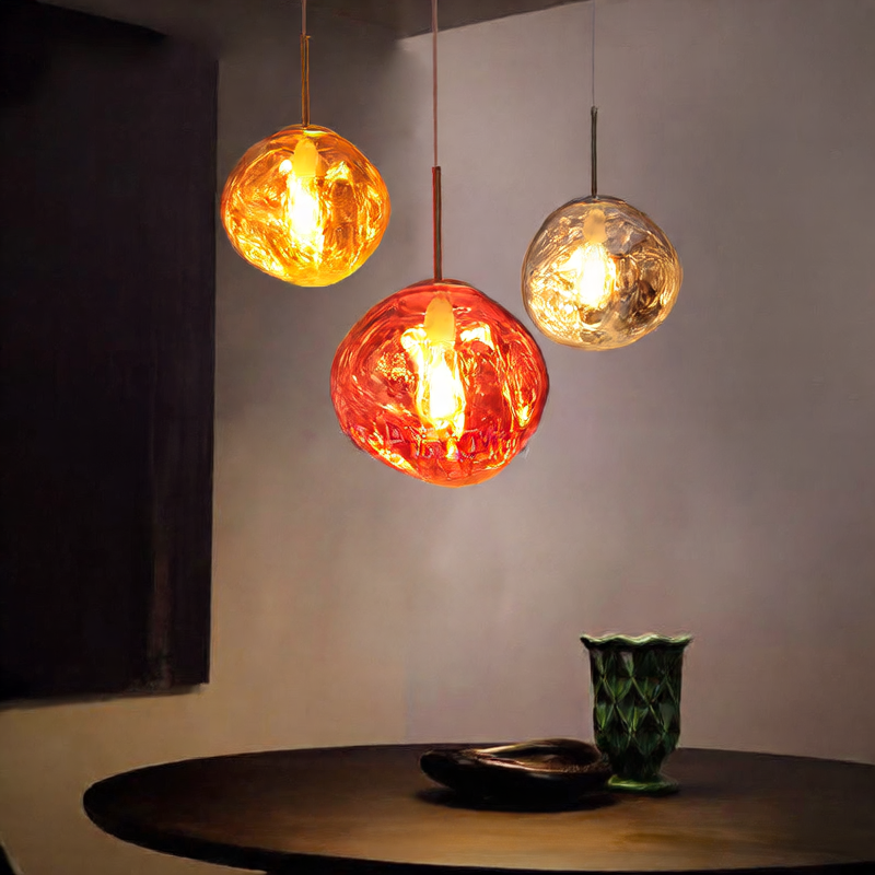 Modern Glass Single Head Pendant Light