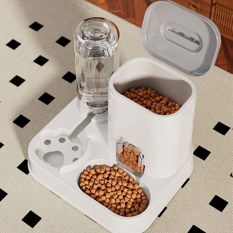 Automatic Pet Feeder and Water Dispenser Combo