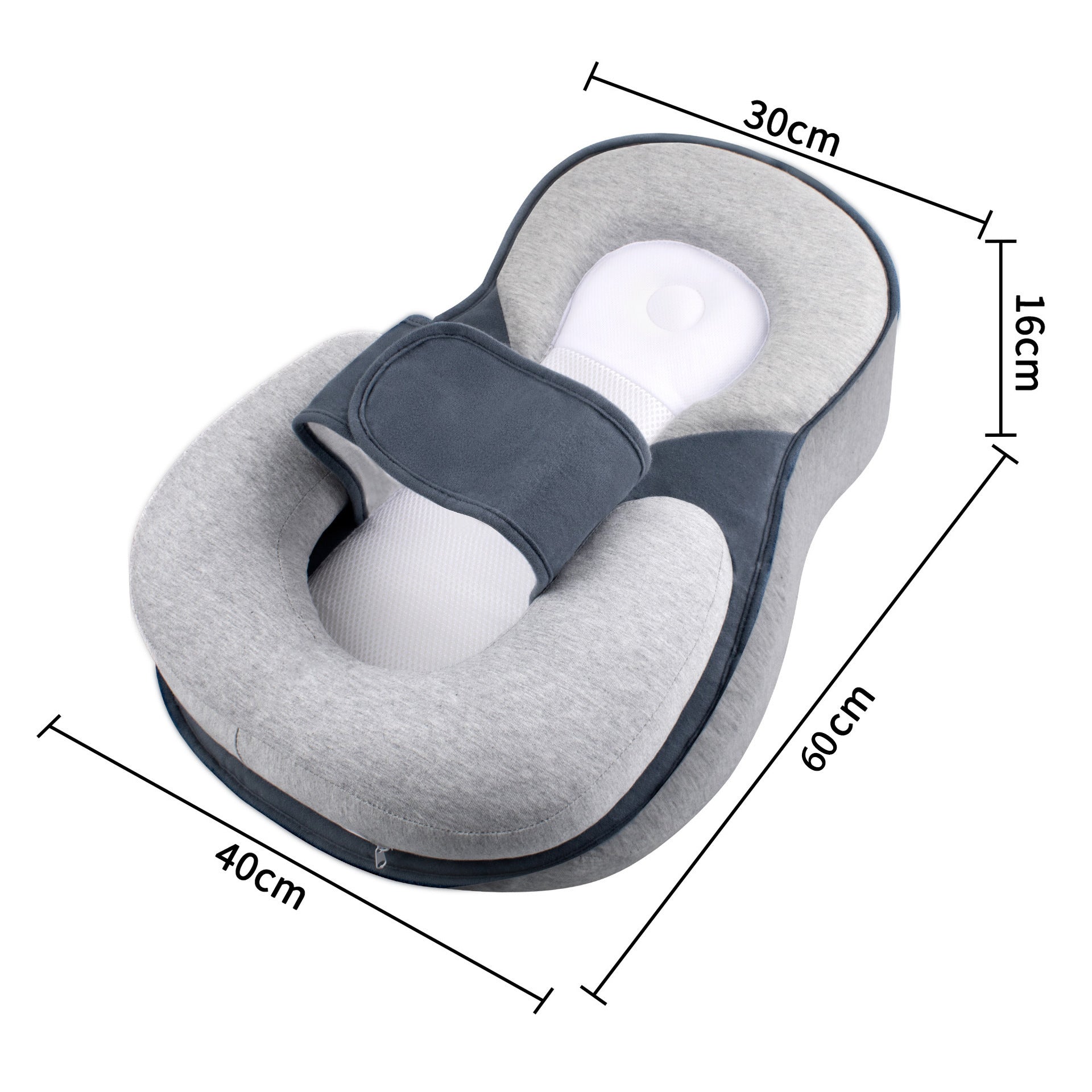 Baby anti-spit-up slope mat