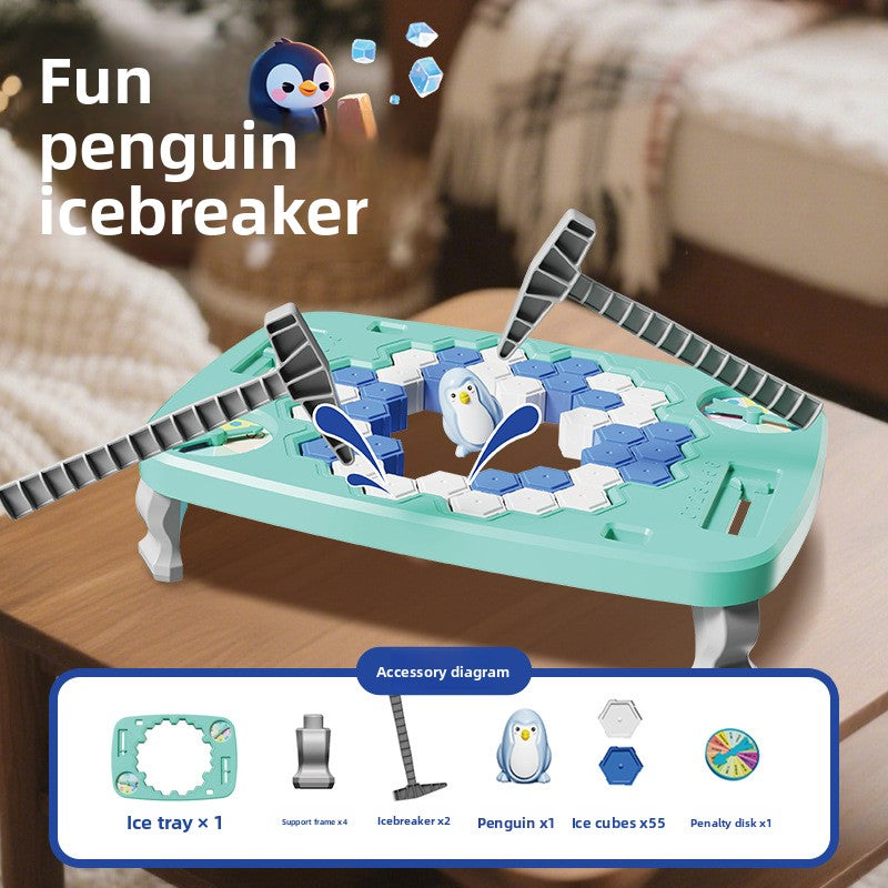 Interactive Penguin Ice Breaking Board Game for Kids