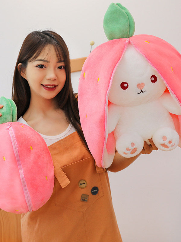 Strawberry Rabbit Plush Waist massager