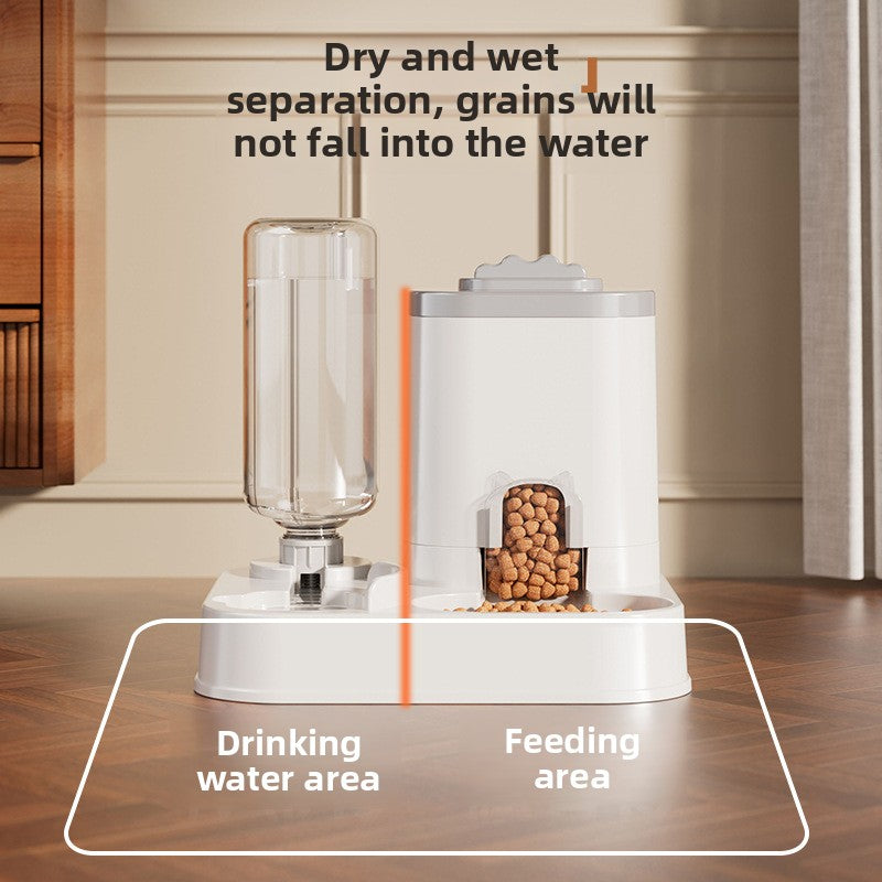 Automatic Pet Feeder and Water Dispenser Combo