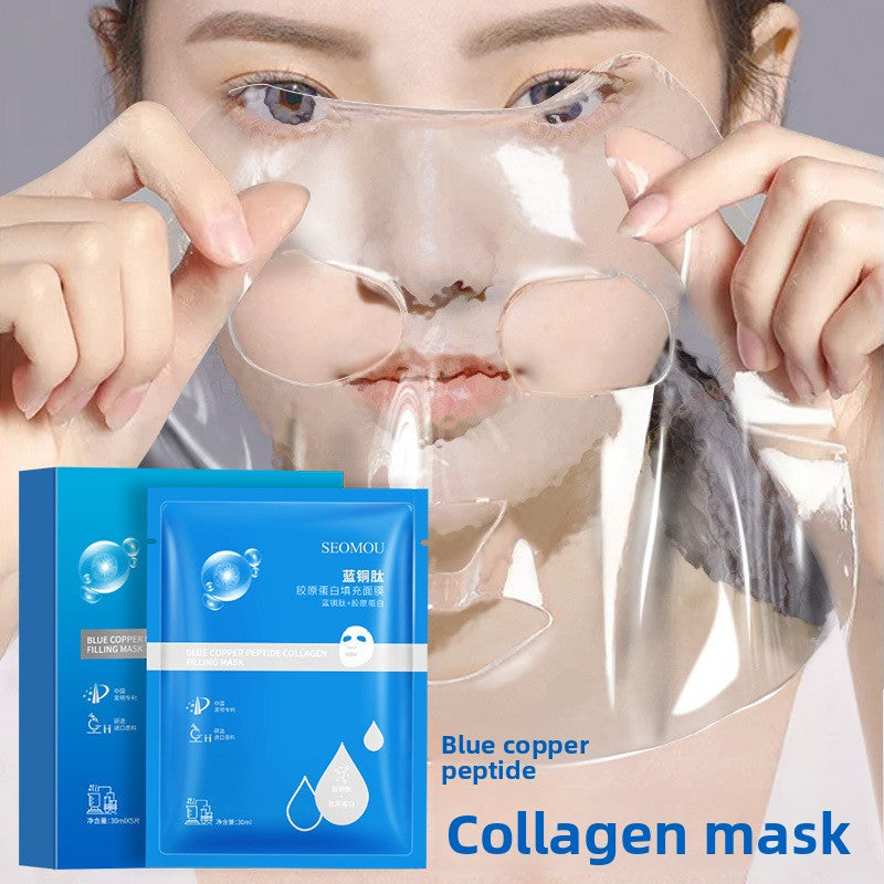 Blue Copper Peptide Collagen Face Mask