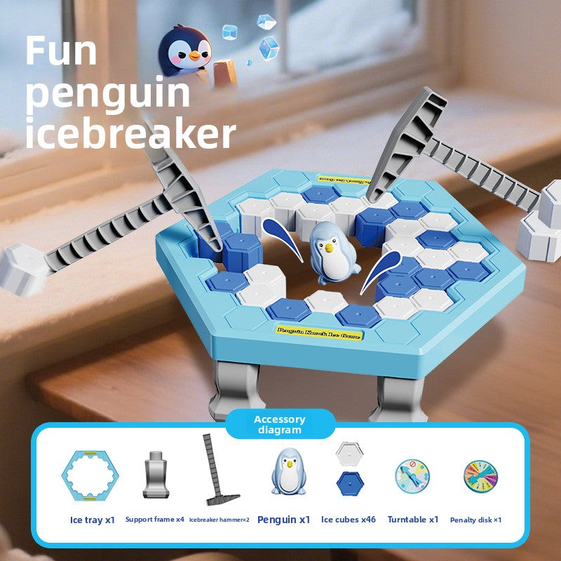 Interactive Penguin Ice Breaking Board Game for Kids