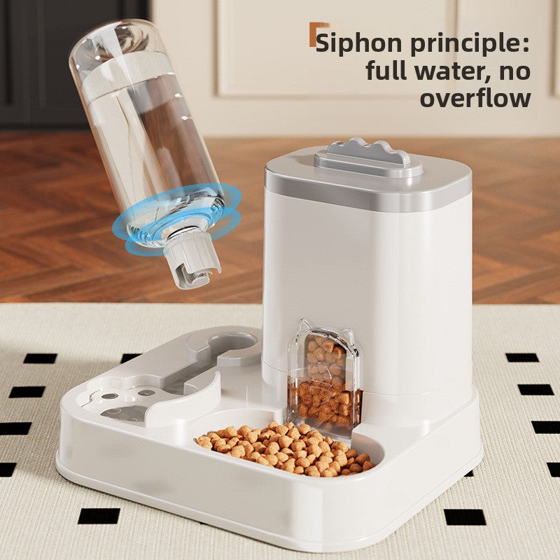 Automatic Pet Feeder and Water Dispenser Combo