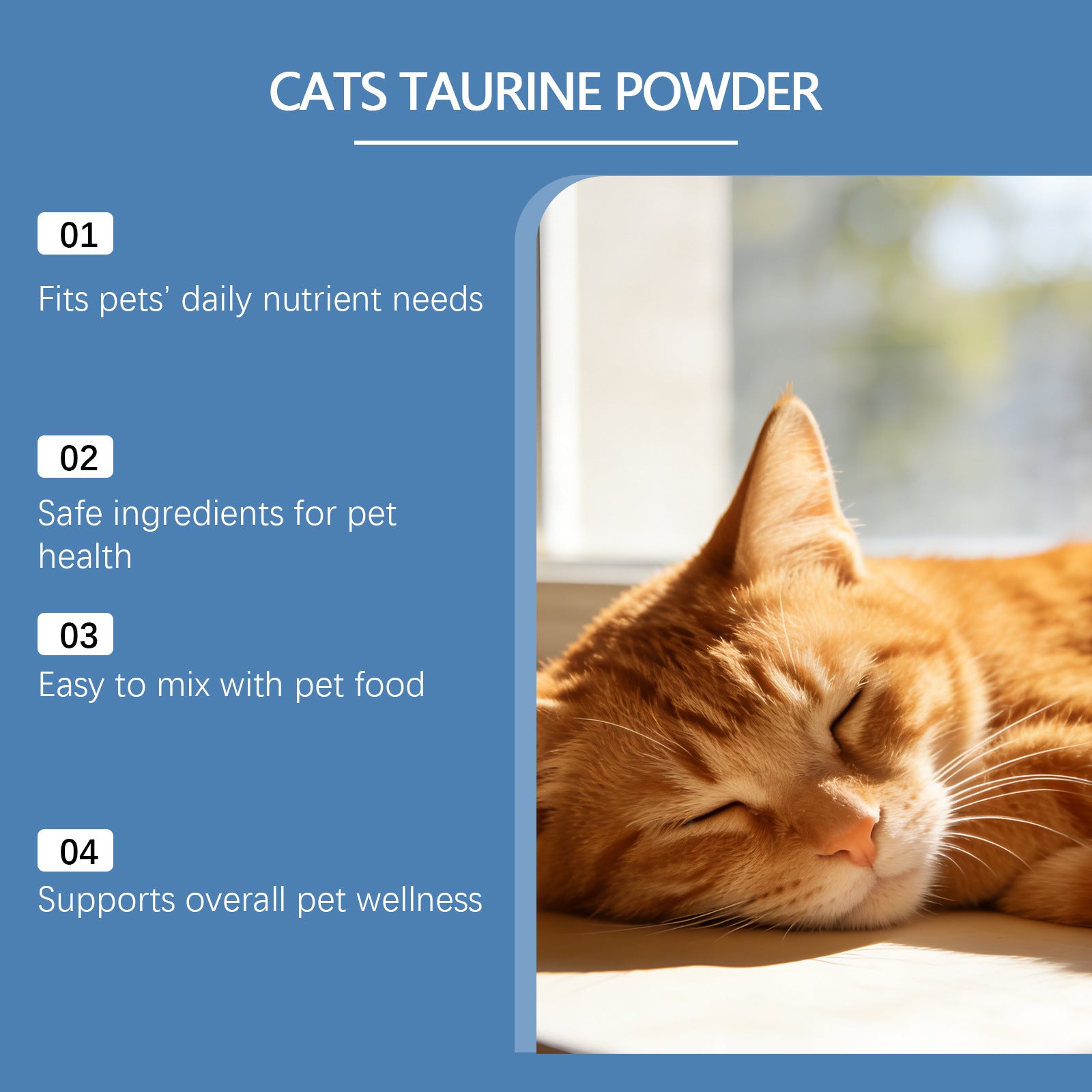 Cat Taurine Nutritional Supplement Powder