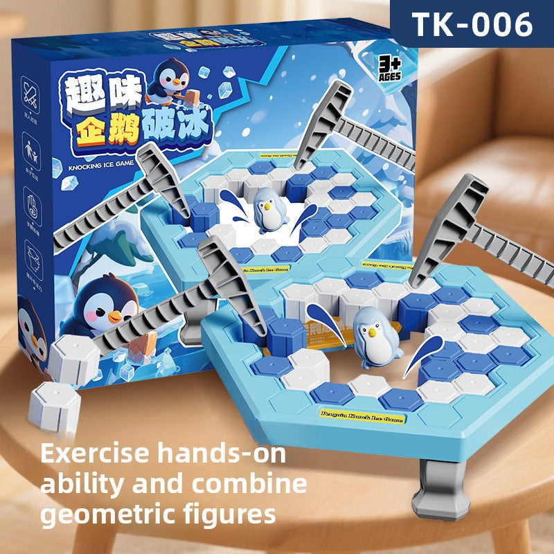 Interactive Penguin Ice Breaking Board Game for Kids