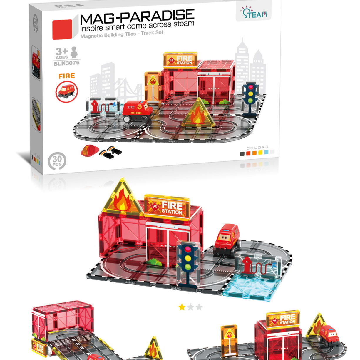 Magnetic Tiles Educational Building Toys for Kids