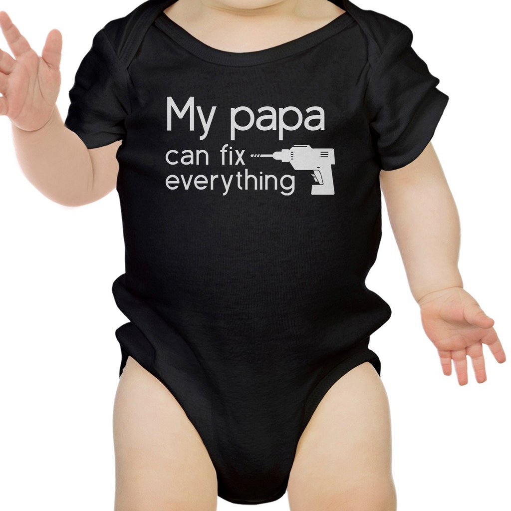 My Papa Fix Everything Cute Baby Onesie – Funny Father's Day Gift