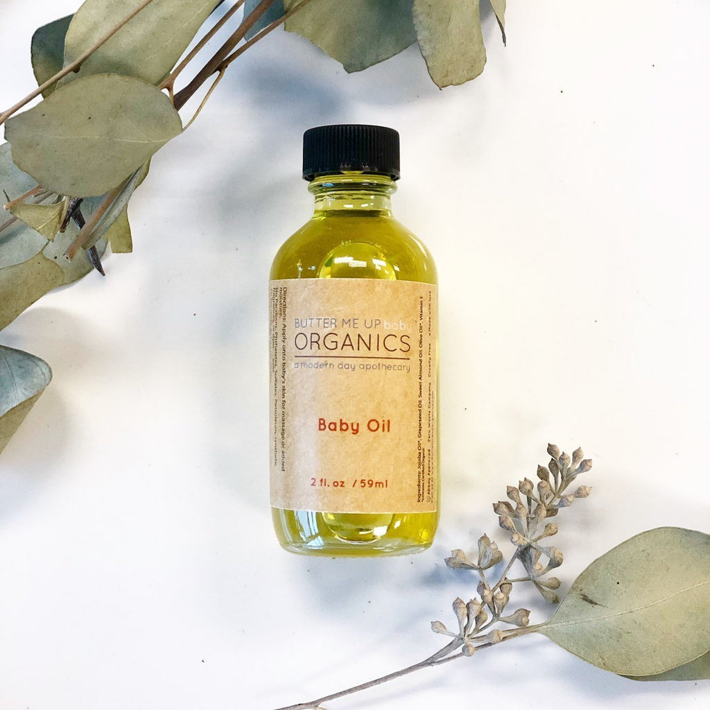 Organic Gentle Baby Oil – Fragrance-Free, Newborn-Safe Moisturizing Oil