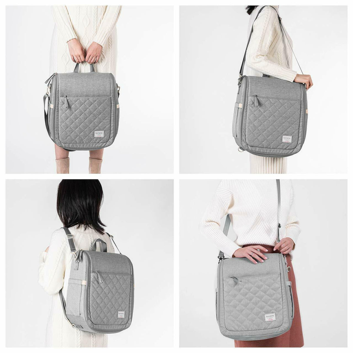 Portable Diaper Bag Backpack – Waterproof, Foldable & Stroller-Ready