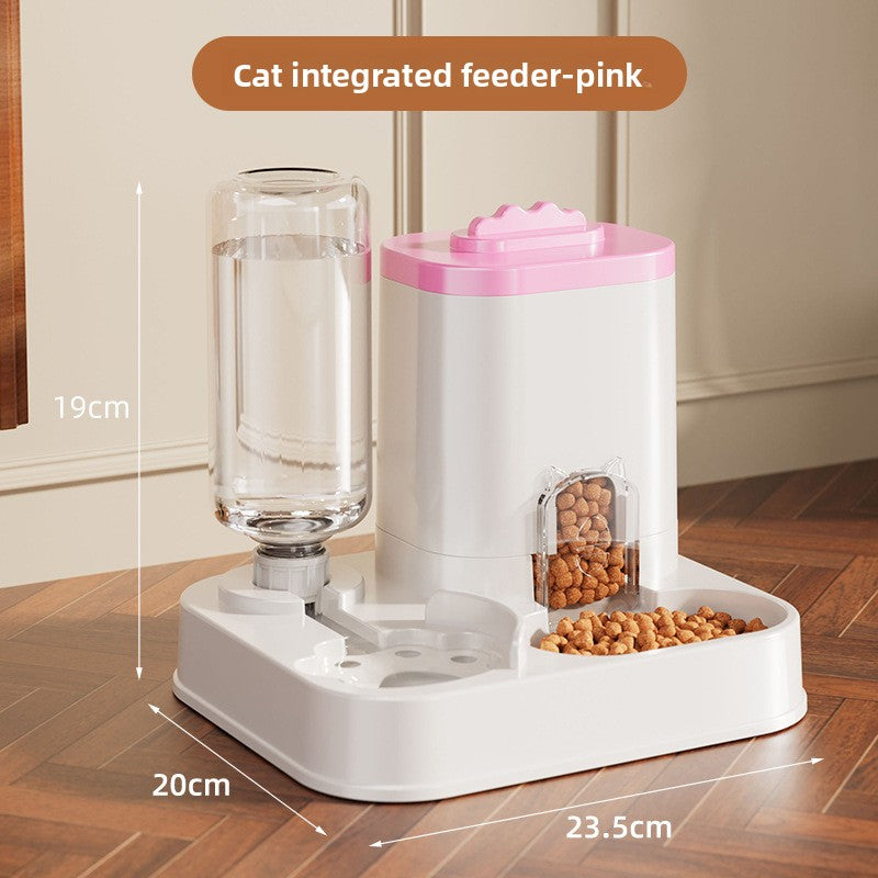Automatic Pet Feeder and Water Dispenser Combo