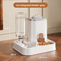 Automatic Pet Feeder and Water Dispenser Combo