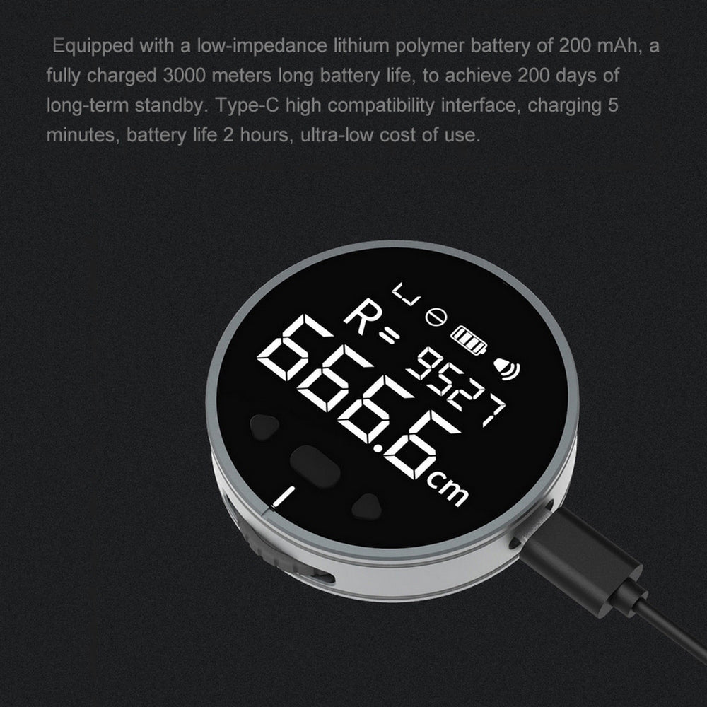 Measuring Ruler Tape Measure High Definition Digital LCD High Precision Electronic Measuring Ruler Tool