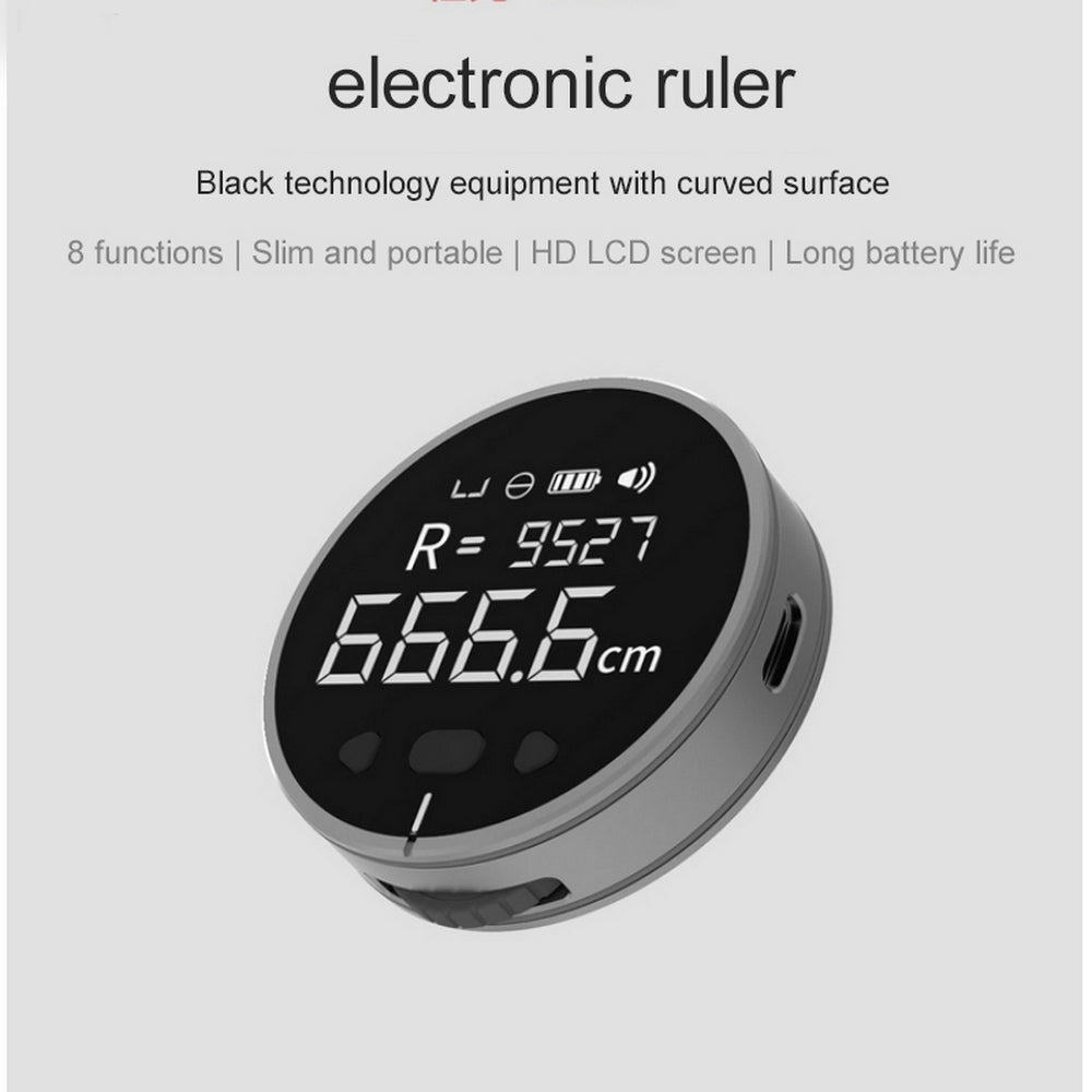 Measuring Ruler Tape Measure High Definition Digital LCD High Precision Electronic Measuring Ruler Tool