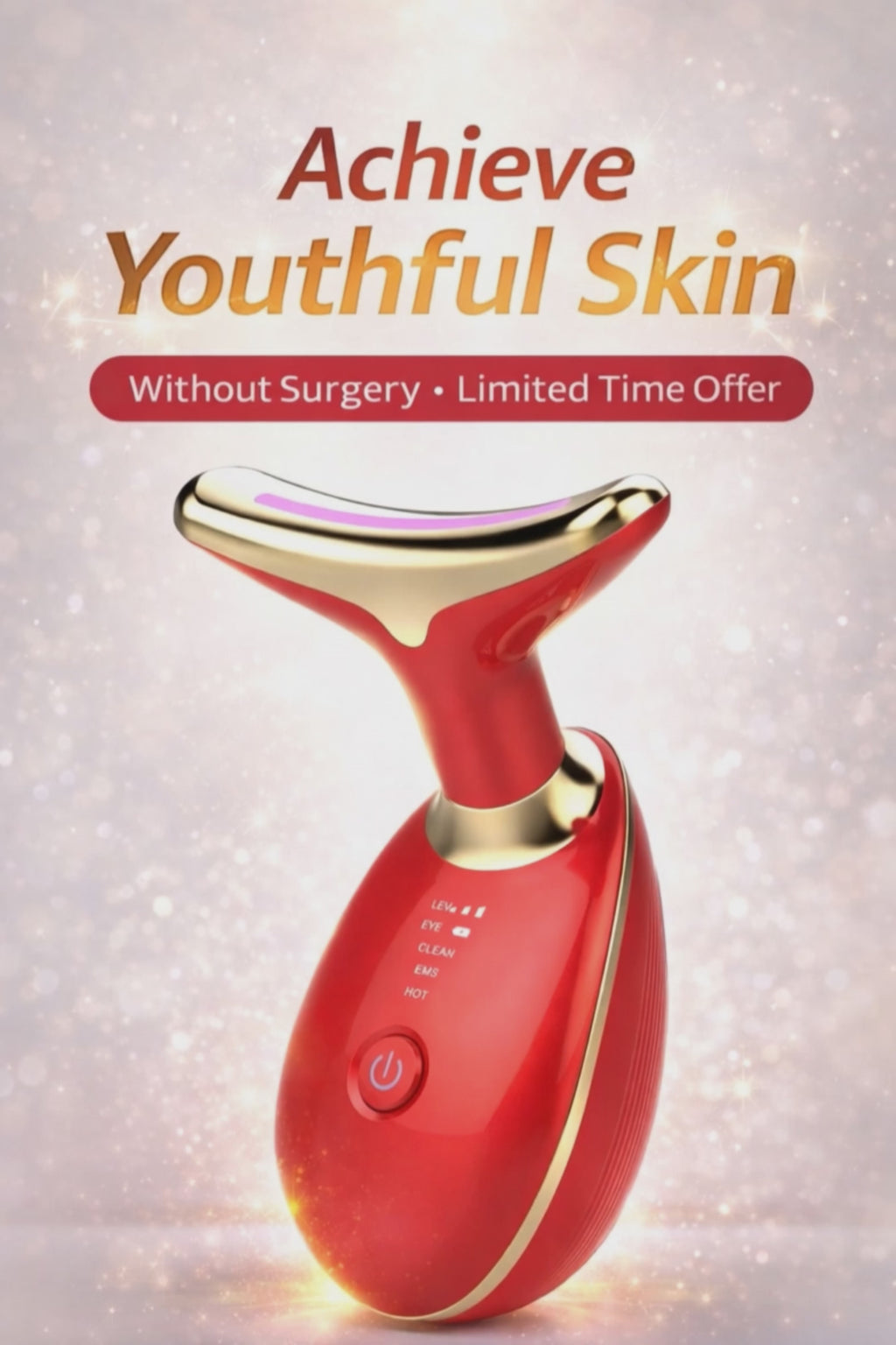 10- Minute Face Lift device, Anti - Aging Skin Tightening & Wrinkle Remover